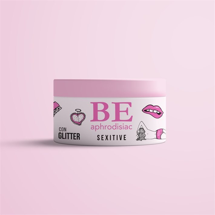 Crema corporal con glitter y feromonas. 200G.EAN: 7798309441053